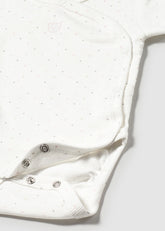 Body Manga Corta Puntos Oso Rosa Mayoral detalle